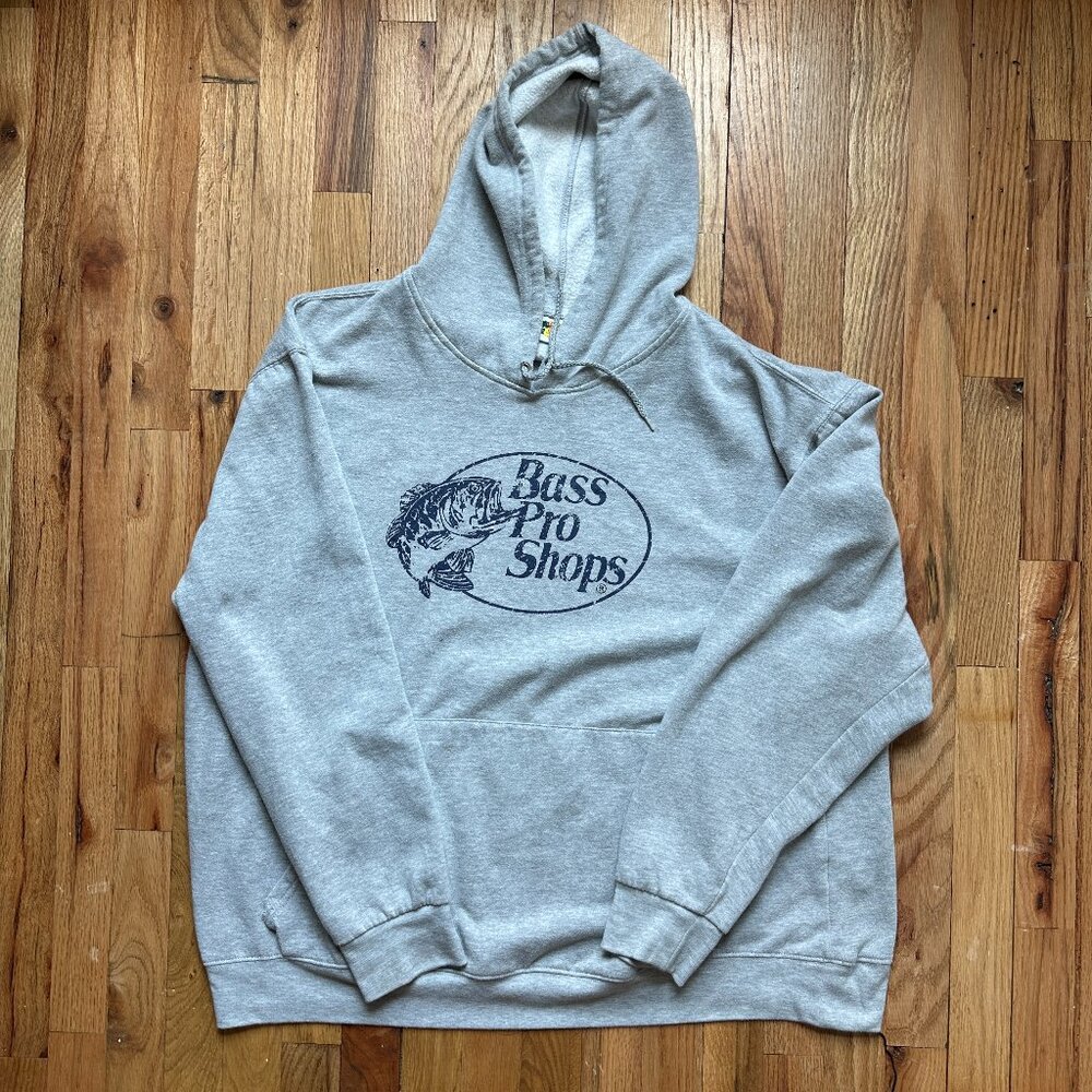 Gray Bass Pro Shops Hoodie [2XL]